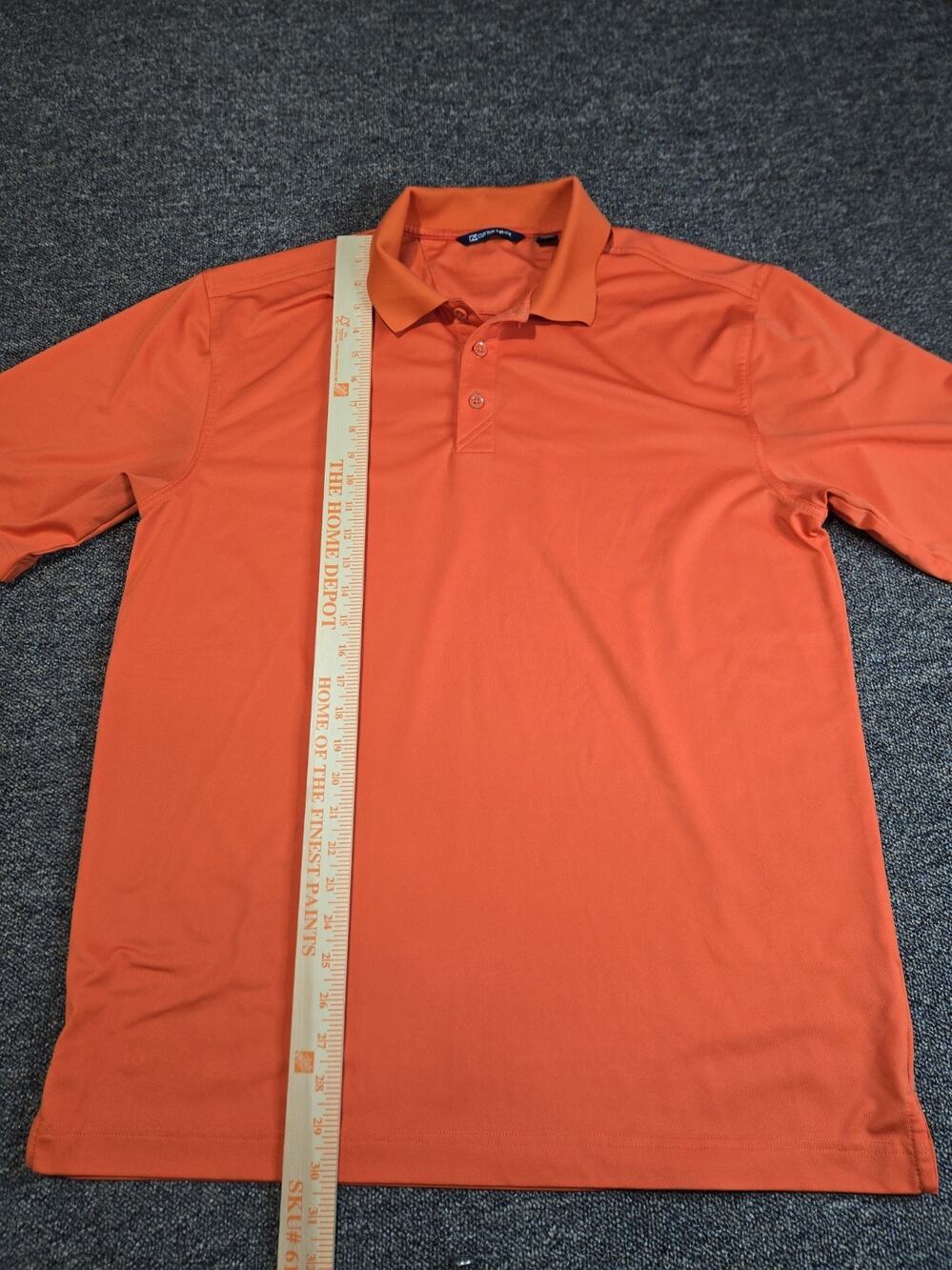 Cutter & Buck Mens Performance Golf Polo Large Tall Orange
